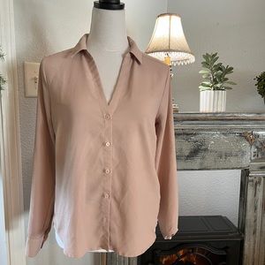 Women’s Small H&M Long Sleeve Button Up Blouse
